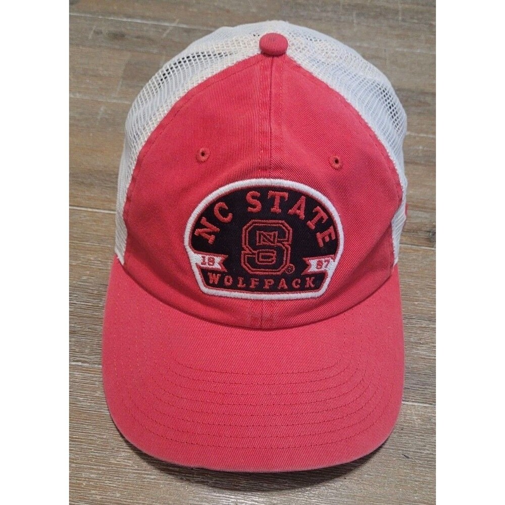 NC State Wolfpack Hat NCAA Fanatics Red & White Two Tone Snapback Cap